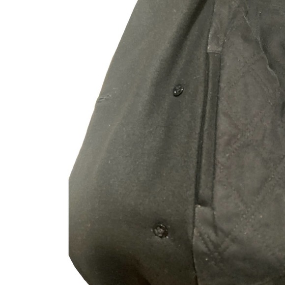 J Crew Dock Peacoat Black with Thinsulate 80% Wool 20% Nylon - Picture 7 of 8